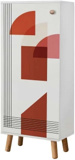 Παπουτσοθήκη Vegas 869VEL8605 50x38x135cm Multi Μοριοσανίδα,Ξύλο