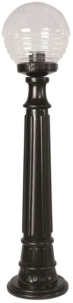 Φωτιστικό Δαπέδου 685AVN1176 Φ20x90cm E27 40W Black-Clear Opviq
