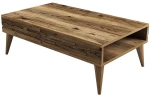 Τραπέζι Σαλονιού Valensiya 845HCT5359 105x34,6x60cm Walnut