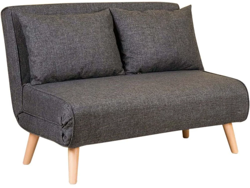 Καναπές - Κρεβάτι Διθέσιος Folde 859FTN2714 120x80x79cm Dark Grey