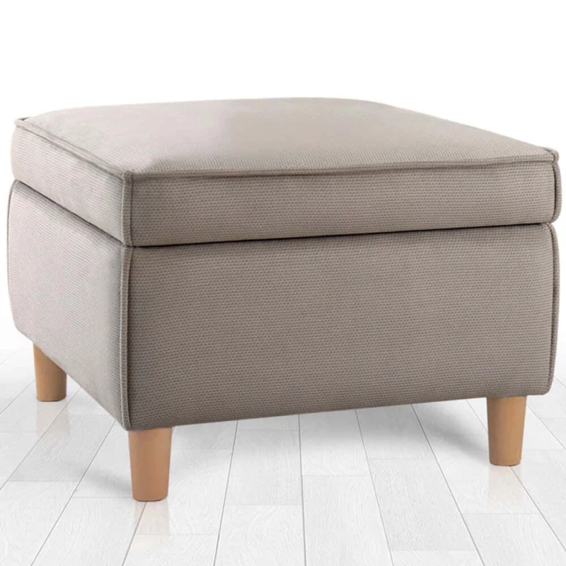 Σκαμπό Με Αποθηκευτικό Χώρο Roscen 209FLF1418 63x63x43cm Brown