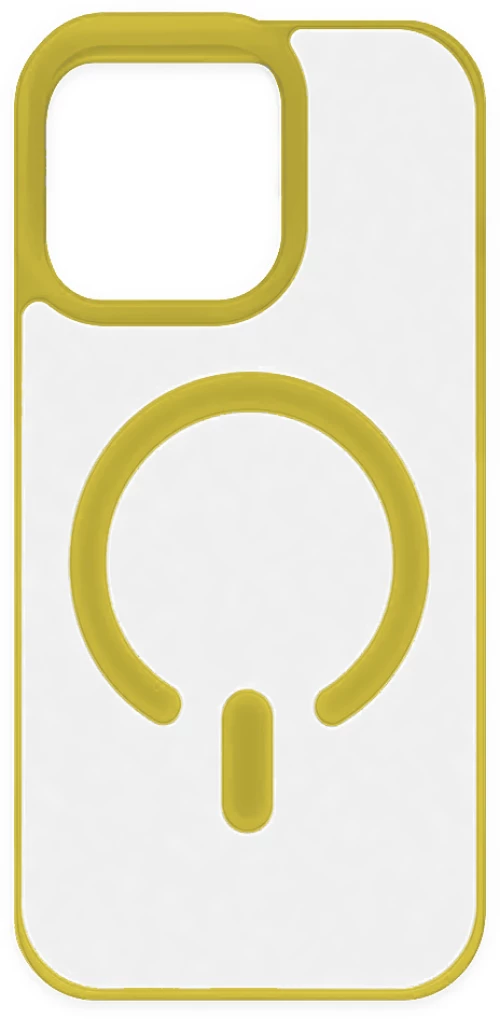 ObaStyle Creative Semiclear Case για Apple iPhone 16 Pro - Κίτρινο