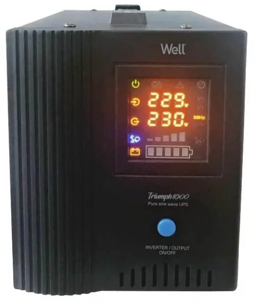 UPS για κυκλοφορητές 230V 1000VA/700W Well UPS-HEATST-TRIUMPH1000VA-WL