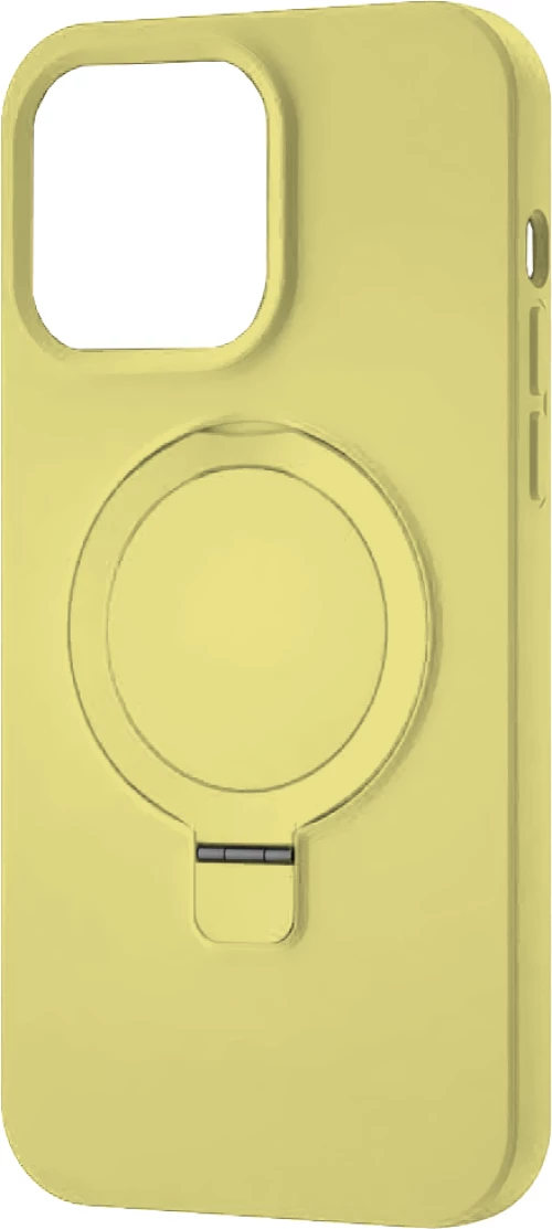 ObaStyle Creative Stand Case για Apple iPhone 15 - Κίτρινο