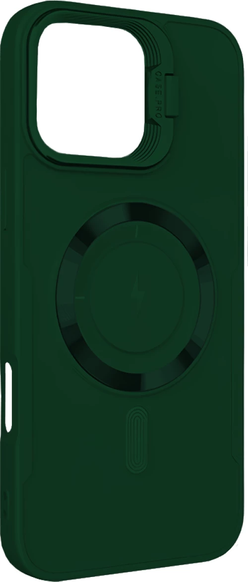 ObaStyle Creative Camera Stand Case για Apple iPhone 15 Pro Max - Σκούρο Πράσινο