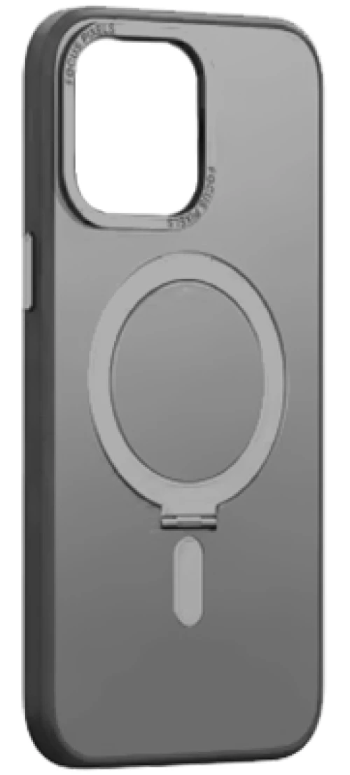 MLK+ Semiclear Magnetic Hard Stand Case για Apple iPhone 13 Pro - Γκρι