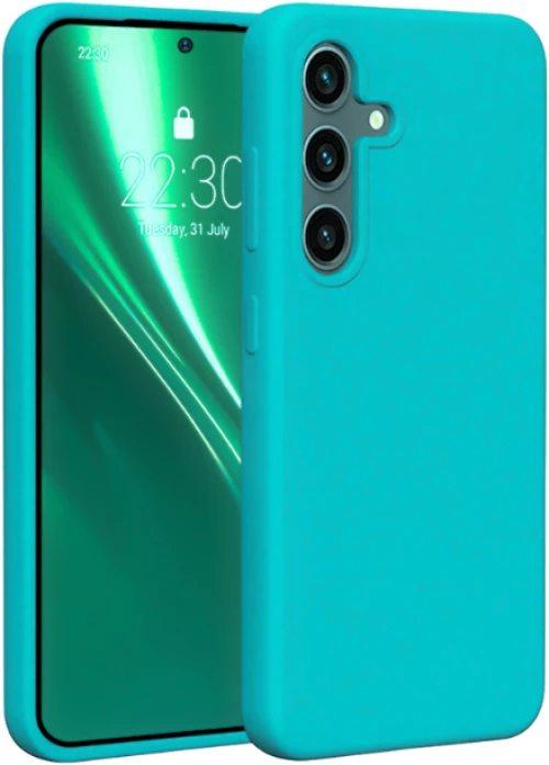 Θήκη Silky And Soft για Samsung Galaxy S25 - Τιρκουάζ