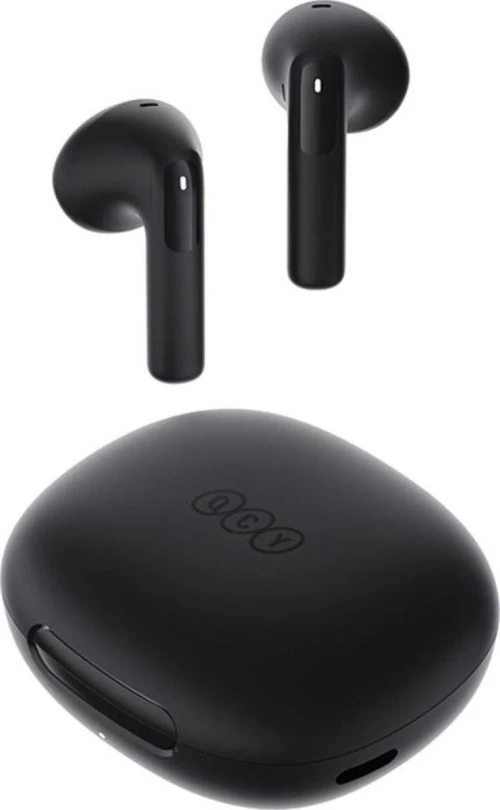 QCY AilyBuds E20 Bluetooth Handsfree Ακουστικά με Θήκη Φόρτισης - Μαύρο