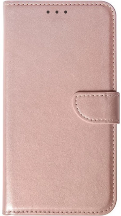 Θήκη flip με υποδοχή καρτών και δυνατότητα STAND για Xiaomi Redmi Note 11 Pro - Ροζ Χρυσό