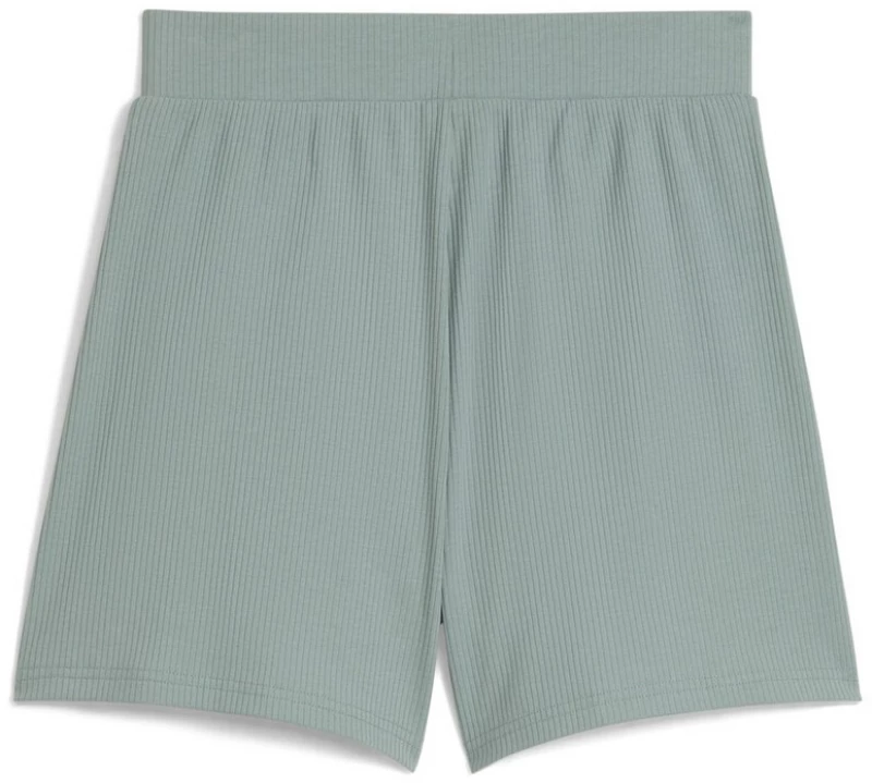 Puma ESS ELEVATED High-Rise Rib Shorts 5" 685026-30 PUMA ΠΡΑΣΙΝΟ