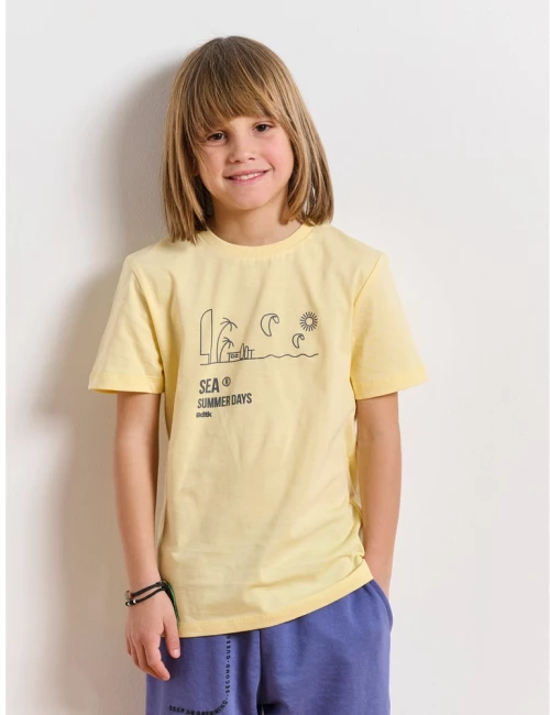 Παιδικό BDTK κοντομάνικο t-shirt για αγόρια 1251-753728 1251-753728-00709 BODY TALK Κίτρινο