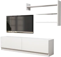 Σύνθετο ArteLibre ALPHA Λευκό 160x32x40cm