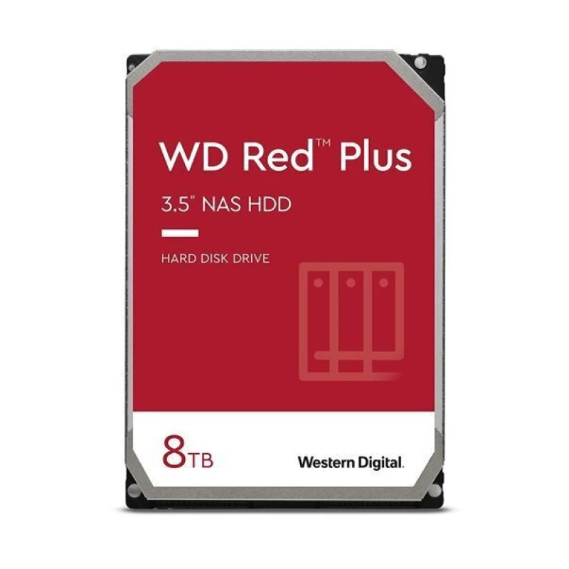 Western Digital Red Plus 3.5" 8 TB Serial ATA III WD80EFPX