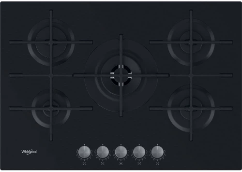 Εστία Αυτόνομη Υγραερίου Whirlpool AKWL728NB 5 Θέσεων 73x51εκ. Μαύρη