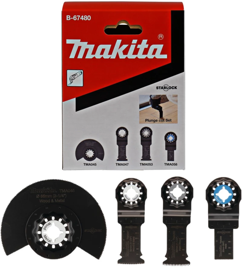 Makita B-67480 Εξάρτημα Πολυεργαλείου Σετ Πτερυγίων B-67480 4τμχ  4pcs