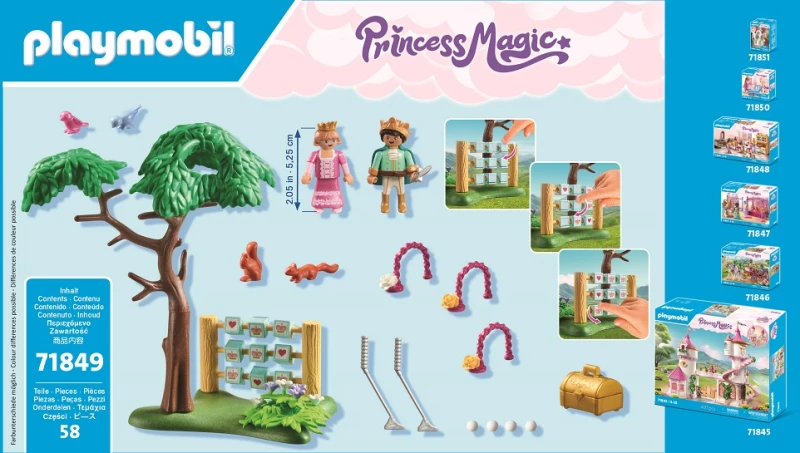 71849 Playmobil princess magic Βασιλικοί διάδοχοι με παιχνίδια στον κήπο