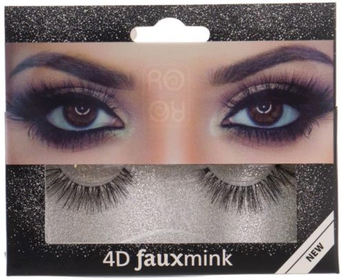 4D Fauxmink Βλεφαρίδες με κόλλα