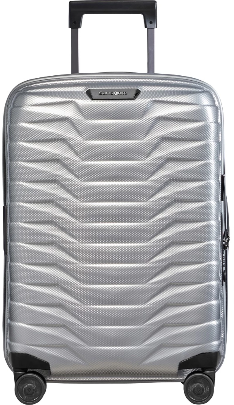 Samsonite 126042-1776 Proxis, Σκληρή, Πολυπροπυλένιο, Μεγάλη 75CM, ATAN, Ασημί