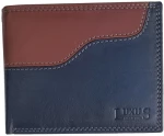 Luxus LX 4504, Δέρμα, Μπλε/Καφέ