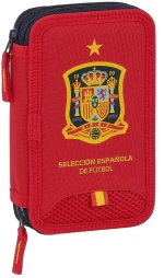 Safta 422003854 Espanola De Futboll, Κασετίνα, Ύφασμα, Κόκκινο