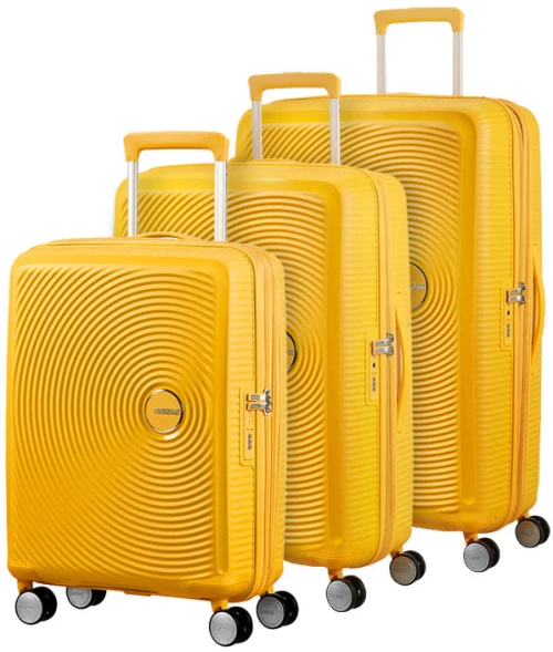 American Tourister 88472/3/4-1371, Σετ, Soundbox Bass, Κίτρινο