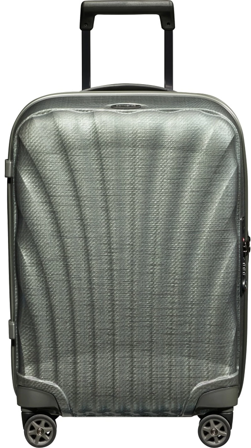 Samsonite 122859-1542 C-Lite Spinner, Μικρή/Καμπίνας 55 cm, Πράσινο μεταλλικό