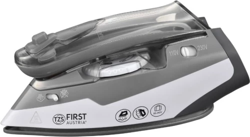 First Austria FA-5640-3 Ατμοσίδερο ταξιδιού με κεραμική πλάκα και διπλή τάση ρεύματος 70ml 1100 W