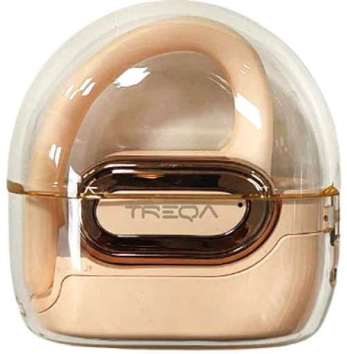 Treqa In-ear Bluetooth Handsfree Ασύρματα Ακουστικά BT-54 Μπεζ