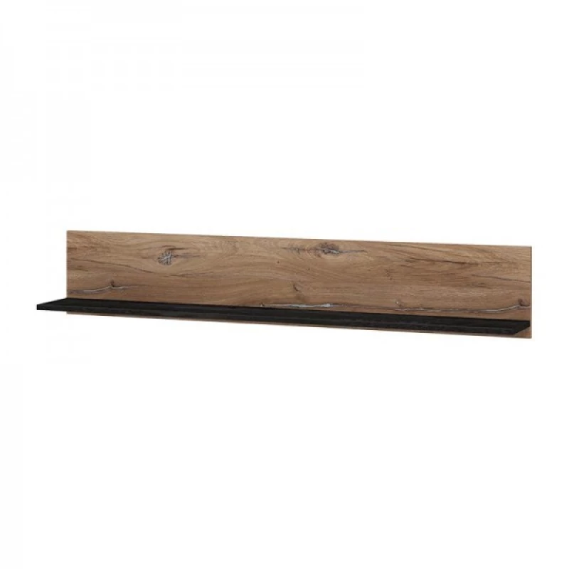 Ράφι Τοίχου Corvia Zp Flagstaf Carbon 138x20x24Εκ