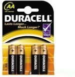 DURACELL ALKALINE BATTERY LR06AA BLISTER 4