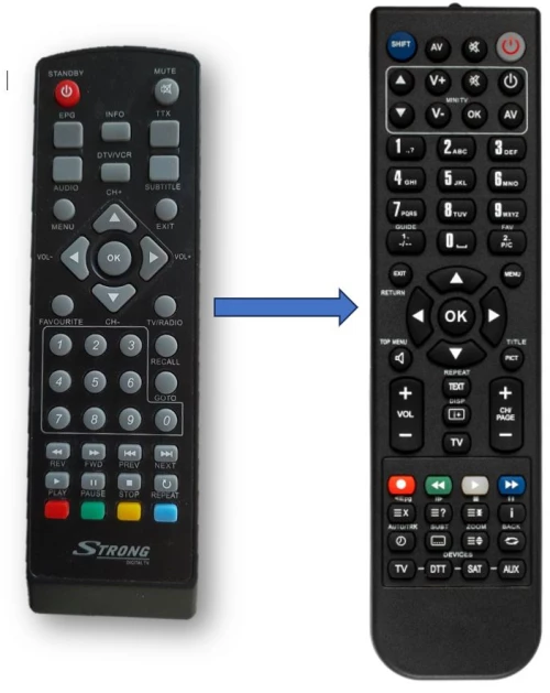 STRONG SRT-8100 REPLACEMENT REMOTE CONTROL