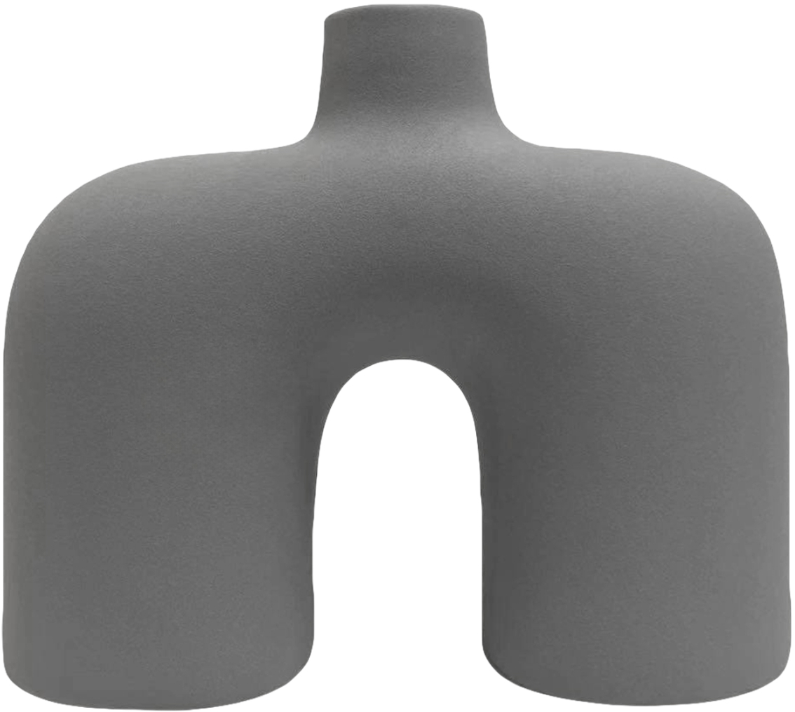 ΕΠΙΤΡΑΠΕΖΙΟ ΚΕΡΑΜΙΚΟ ΔΙΑΚΟΣΜΗΤΙΚΟ ISIL HM4600.03 ΓΚΡΙ ΜΑΤ  27x9,5x22,5Υ εκ.