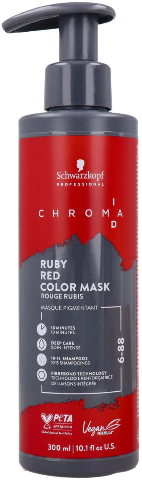 Ημιμόνιμη μάσκα βαφής Schwarzkopf Igora Chroma Ruby 300 ml