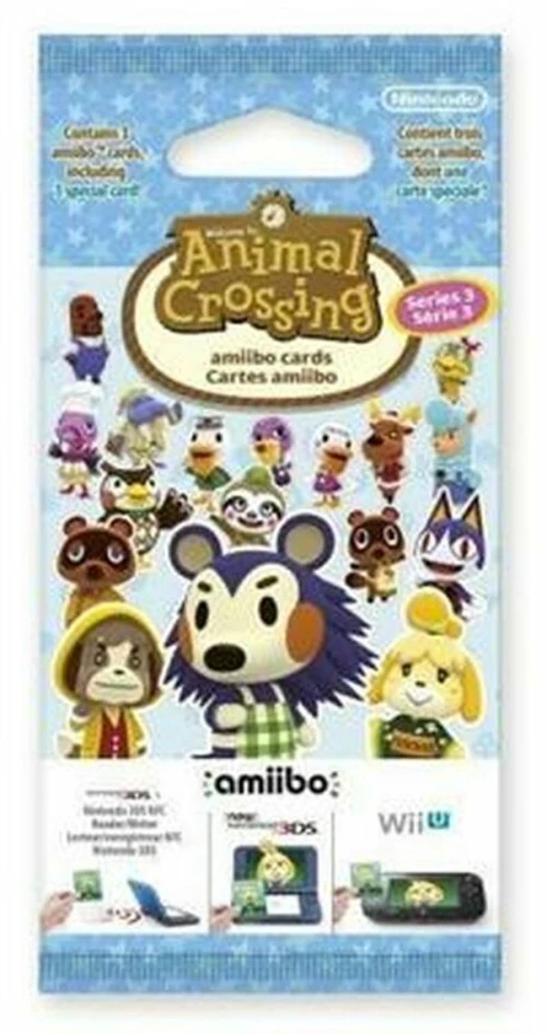 Παιδικό Παιχνίδι Nintendo Animal Crossing amiibo Cards Triple Pack - Series 3 Pack 3 Τεμάχια