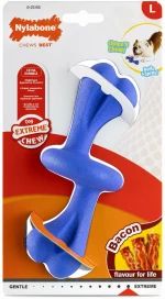 Κόκαλο Nylabone Μπλε Bacon L