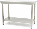 Stainless Steel Table - 200 x 70cm - Adjustable Height