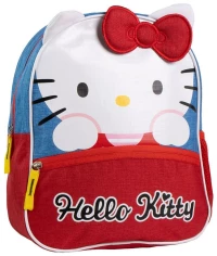 Σχολική Τσάντα Hello Kitty Μπλε 27,5 x 3 x 33,5 cm