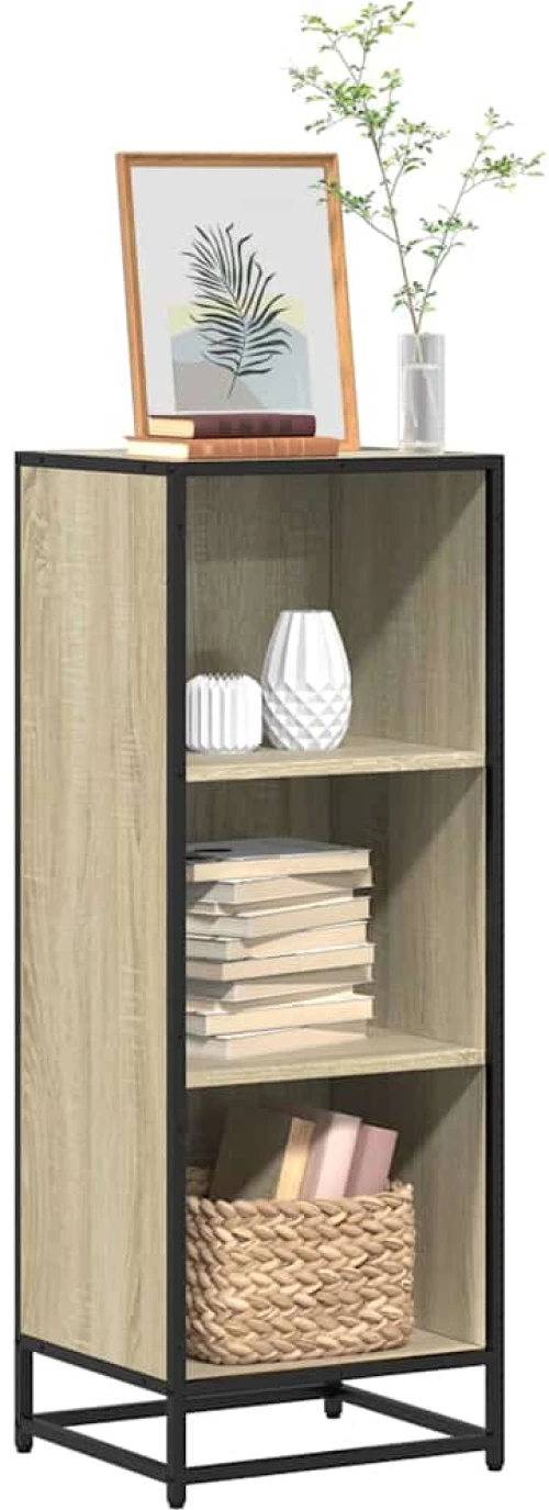vidaXL Ντουλάπι βιβλίων Sonoma Oak 40x35x107,5 cm Κατασκευασμένο ξύλο