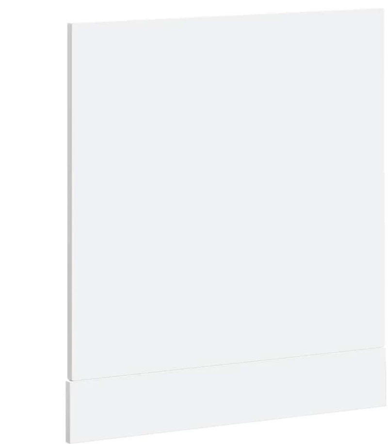 vidaXL Πίνακας πλυντηρίου πιάτων "Kalmar" High Gloss White 60x1,5x67cm