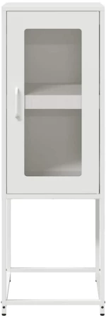 vidaXL Sideboard Λευκό 36x39x107 cm Ατσάλι ψυχρής έλασης