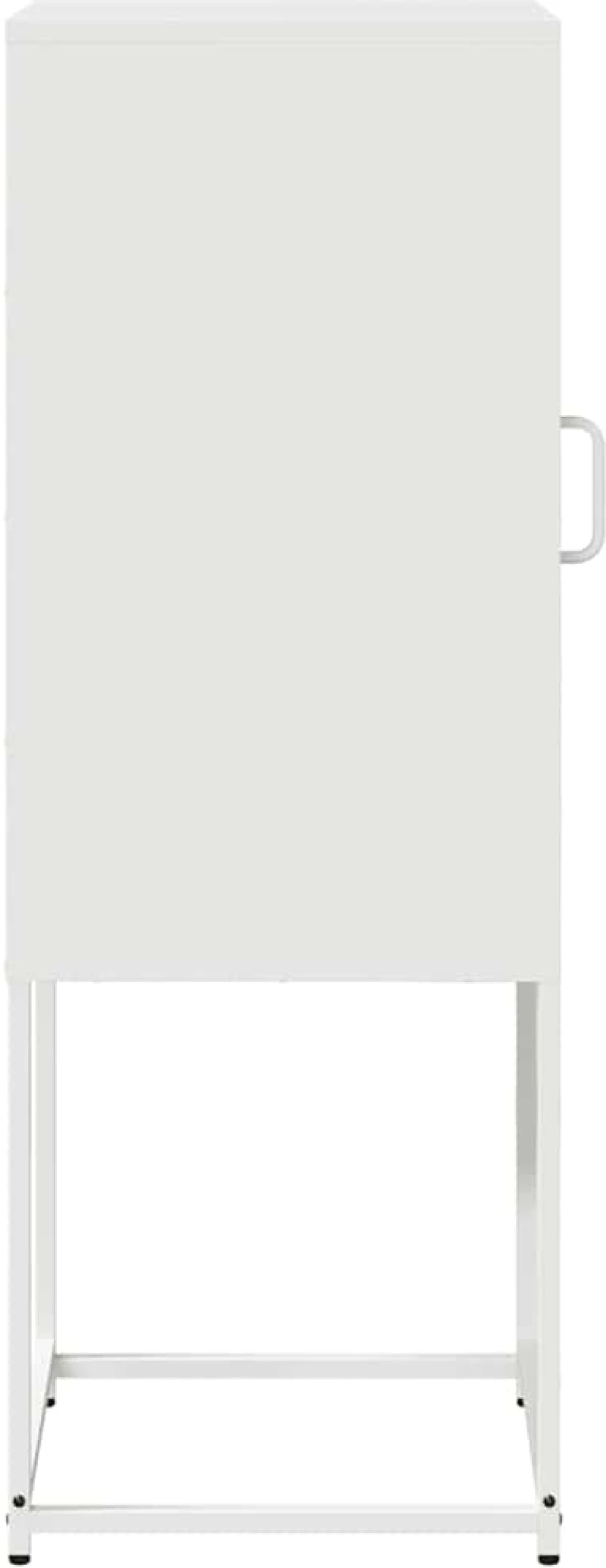 vidaXL Sideboard Λευκό 36x39x107 cm Ατσάλι ψυχρής έλασης