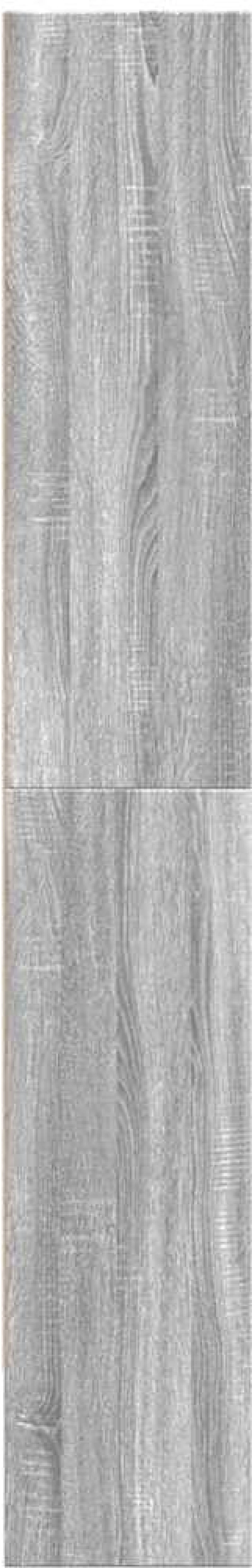 ντουλάπι βιβλίων vidaXL Γκρι Sonoma 80x30x189 cm Κατασκευασμένο ξύλο