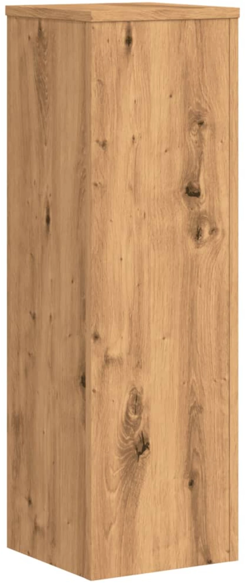 vidaXL Βάσεις Φυτών 2 τεμ. Αρτισιανή Δρυς 25x25x80 εκ. Επεξ. Ξύλο