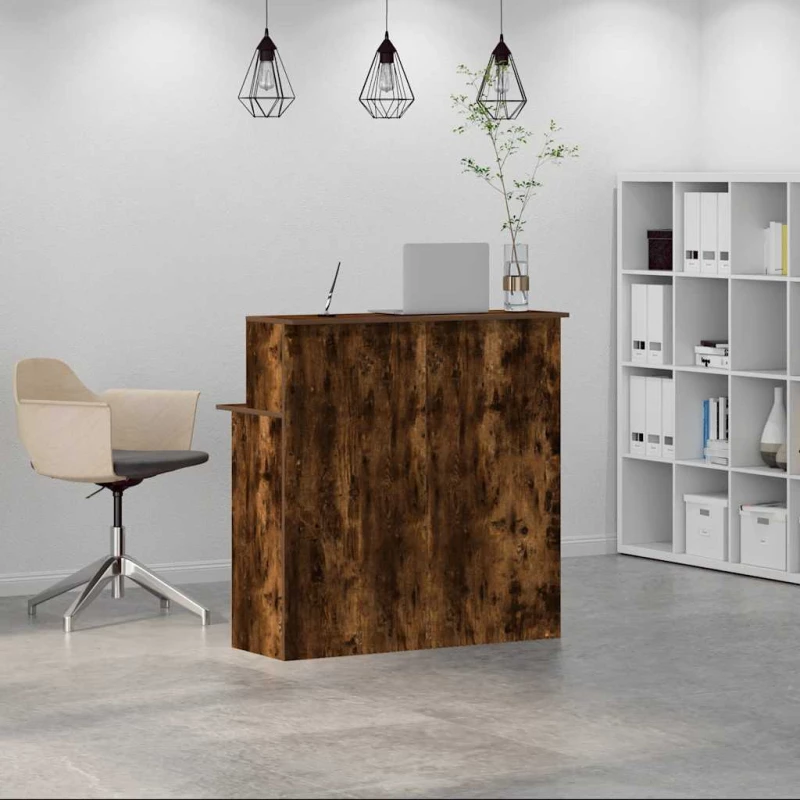 vidaXL Γραφείο υποδοχής 100x50x103,5 εκ. Επεξεργασμένο Ξύλο