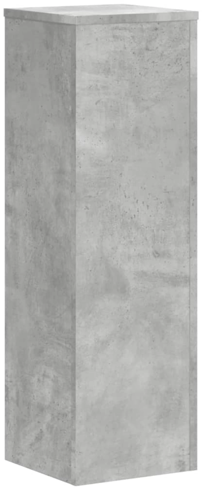 vidaXL Βάσεις Φυτών 2 τεμ. Γκρι Σκυρ. 25x25x80 εκ. Επεξεργασμένο Ξύλο