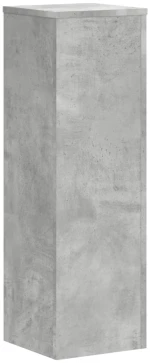 vidaXL Βάσεις Φυτών 2 τεμ. Γκρι Σκυρ. 25x25x80 εκ. Επεξεργασμένο Ξύλο