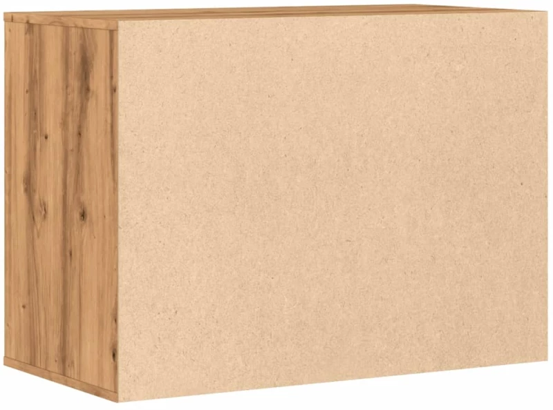 vidaXL Συρταριέρα Γωνιακή Αρτισιανή Δρυς 80x41x58 εκ. Επεξεργ. Ξύλο