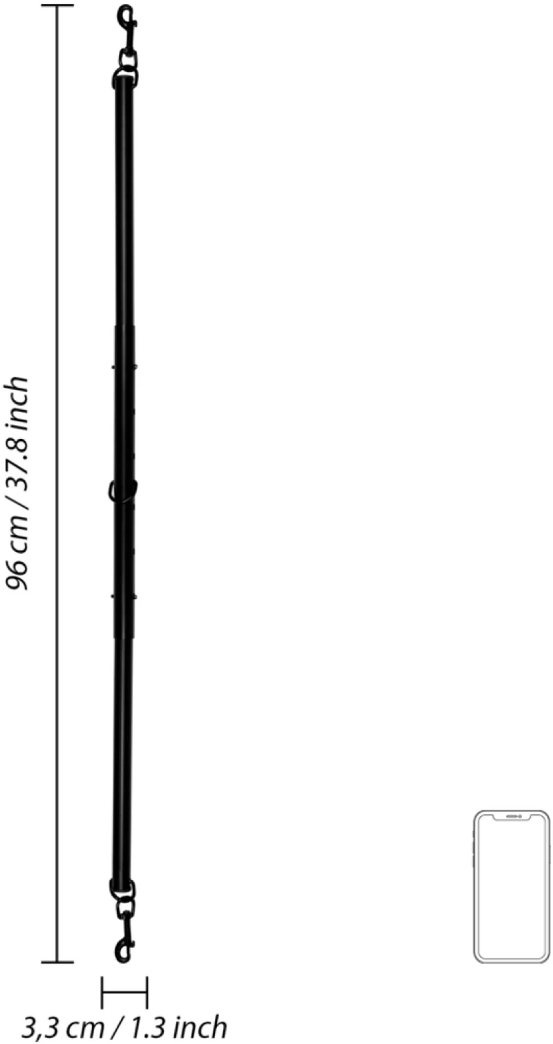 Ouch Adjustable Spreader Bar - Black