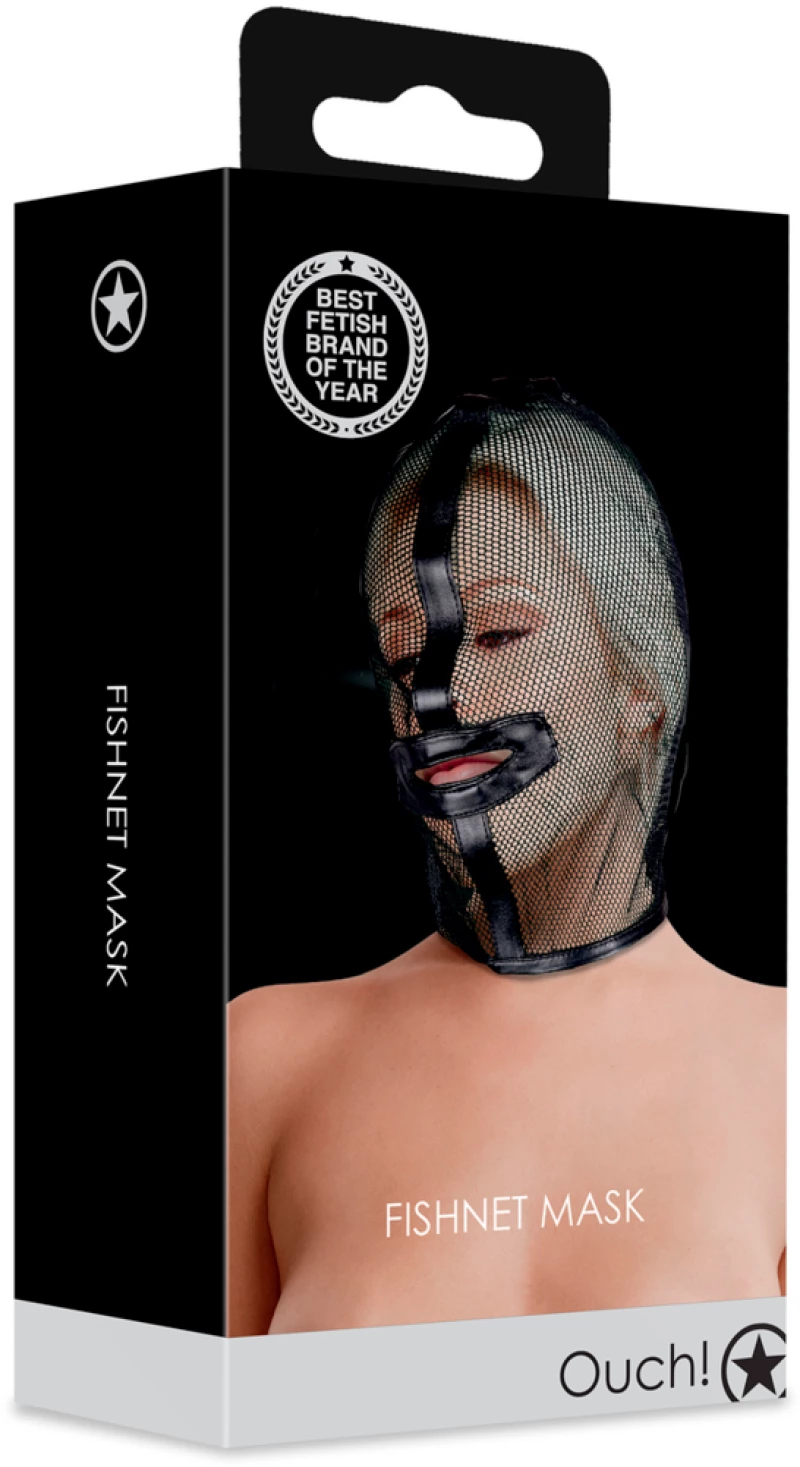 Ouch Fishnet Mask - Black