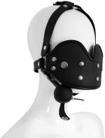 Leather Head Mounted Mouth Gag